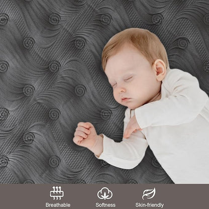 King Mattress, 10 Inch Hybrid Mattresses Black with Gel Memory Foam and Individually Pocket Innerspring Euro Top Medium Firm for Motion Isolation, Edge Support, 100 Night Trial