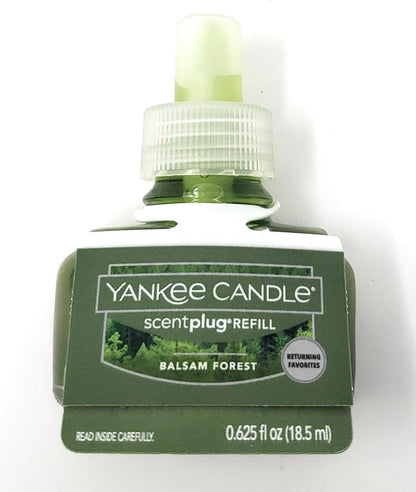 Yankee Candle Twinkle Snow Globe ScentPlug Diffuser with LED and Balsam Forest Home Fragrance Refill