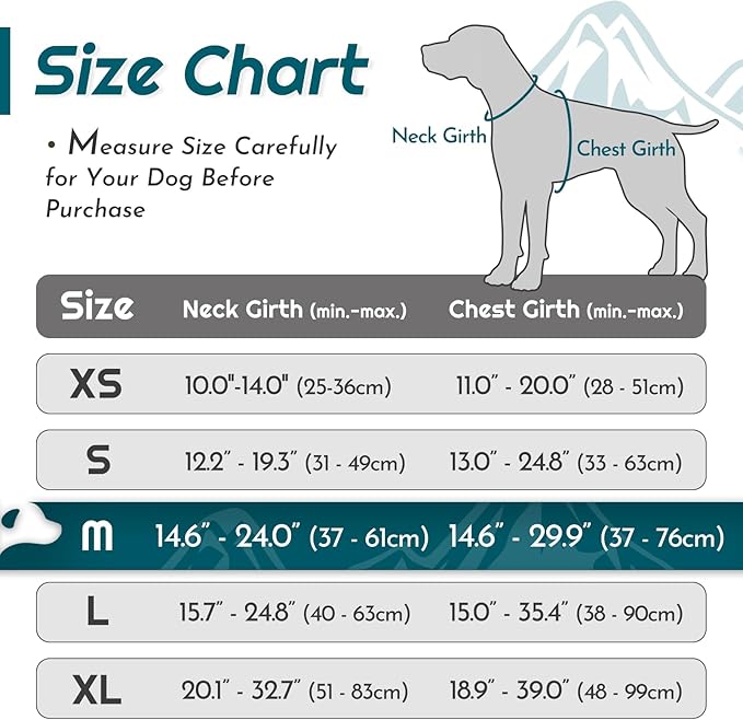 Eagloo Dog Harness Medium Sized Dog, No Pull Service Vest with Reflective Strips and Control Handle, Adjustable and Comfortable for Easy Walking, No Choke Pet Harness with 2 Metal Rings, Dark Green, M-Mewly Pet