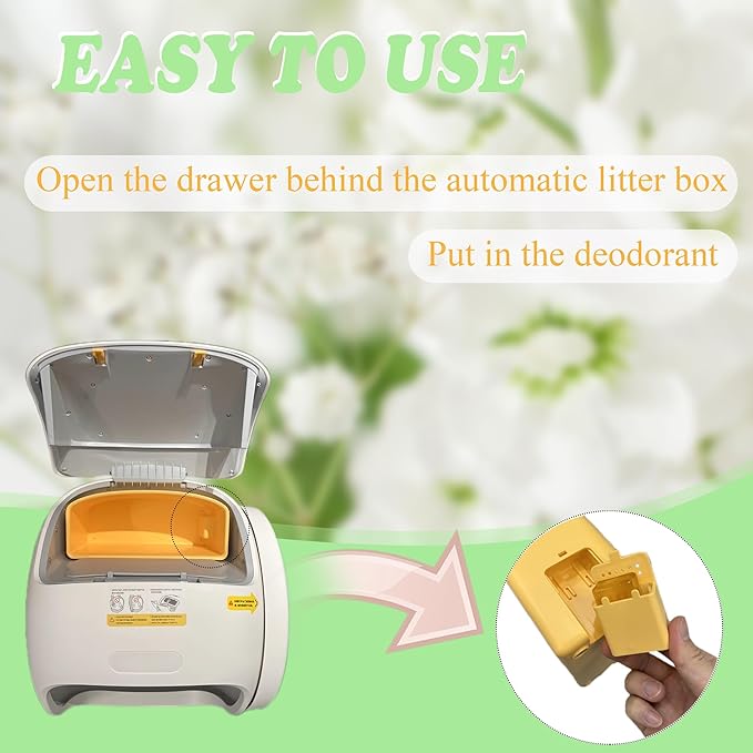 NewKe 10 Pack Pet Odor Eliminator for Meowant Self-Cleaning Cat Litter Box, Cat Litter Deodorizer Compatible with MW-SC01/MW-SC02/LB02, Cat Toilet Odor Deodorant Gel-Mewly Pet