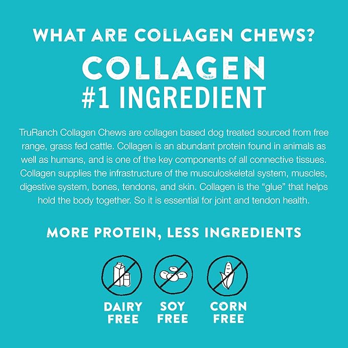 Collagen Rolls - 9" Collagen Rolls for Dogs - Long Lasting Healthy Joint Support Dog Treat - Rawhide Alternative - Skin & Coat Health - Made with Real Peanut Butter, 1 Bag, 3 Count-Mewly Pet