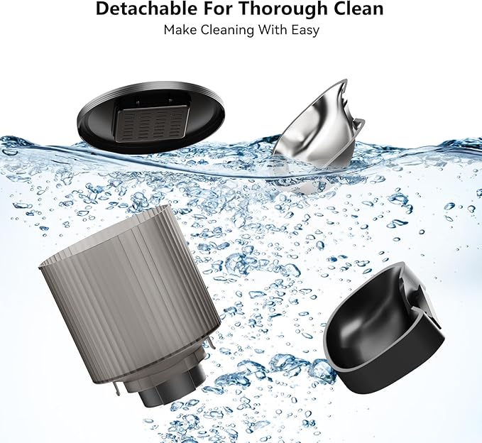 Automatic Cat Feeder: 4L Timed Cats Food Dispenser Programmable 1-6 Meal for Cat and Small Medium Dog- Auto Pet Feeder Easy to Set Up Dual Power Supply with Desiccant Bag| Detachable Washable-Mewly Pet