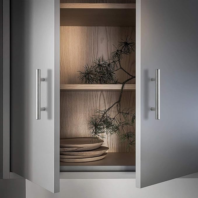 HBL' 30 Pack | 3 Inch Center to Center Brushed Nickel Cabinet Pulls Kitchen Cabinet Handles,Made of Stainless Steel,Ideal for Cabinet,Drawer,Cupboard and Wardrobe.