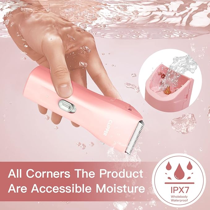 Dog Clippers,Quiet Washable USB Rechargeable Cordless Dog Grooming Kit,Electric Pets Hair Trimmers Shaver Shears for Dogs and Cats-Mewly Pet