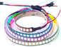 BTF-LIGHTING WS2812B RGB ECO LED Strip, Chasing Effects 5050SMD Individually Addressable 3.3FT 144(2X72) Pixels/m Flexible Dream Color IP30 for Bedroom DIY Projects DC5V (No Adapter or Controller)