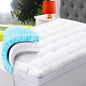ABENE Full Size Dual Layer 3 Inch Memory Foam Mattress Topper, 2 Inch Gel Memory Foam Plus 1 Inch Down Alternative Pillowtop Mattress Pad Cover, Thick Soft Bed Topper Support for Back Pain