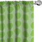 Ambesonne Lime Green Window Curtains, Simplistic Formless Geometric Shapes in Different Shades Theme, Lightweight Decor 2-Panel Set with Rod Pocket, Pair of - 28" x 63", Green