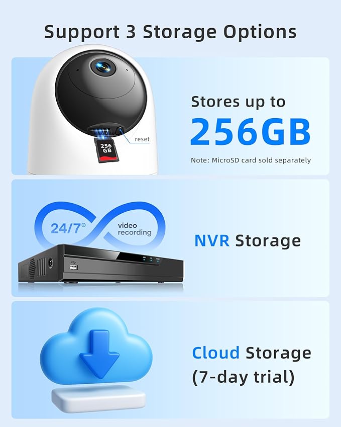 Indoor Camera 5G WiFi Pan & Tilt 2.5K 4MP Compatible up to 256GB SD Card (Not Included) - Security Camera Indoor, Plug-in Puppy/Pet Camera with Speaker/Phone App for Room, Motion Tracking-Mewly Pet