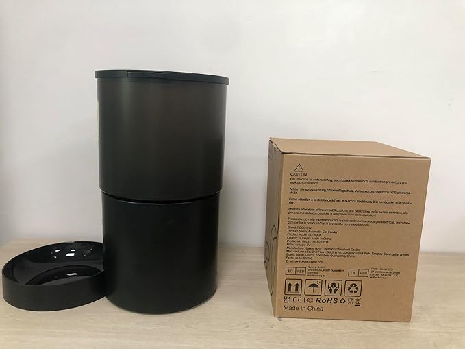 Automatic Cat Feeder Food Dispenser: 4L Timed Small Dog Dry Food Dispenser with 10s Voice - Distributeur Nourriture Chat Hund Programmable - Auto Pet Feeder with 1-6 Meals Per Day-Mewly Pet