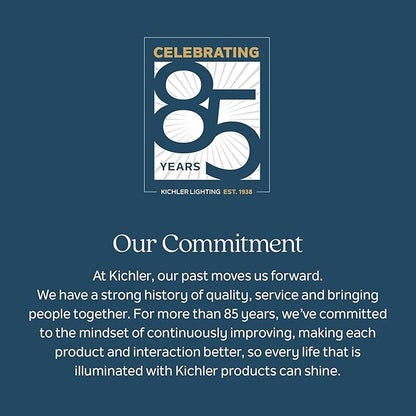 Kichler 24" 3-Light Vanity Bath Light in Brushed Nickel, Modern Bathroom Light with Clear Satin Etched Glass, (24" W x 8" H), 5337NIS