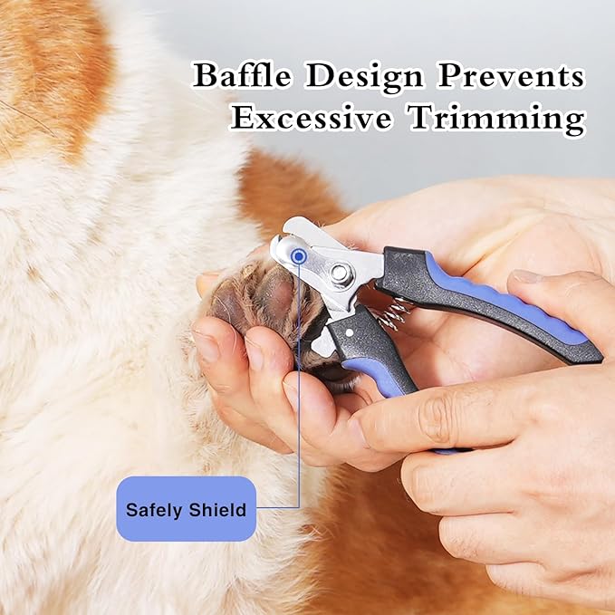 Dog Nail Grinder Quiet: Silent Grind Pro Dog Nail Trimmers - Cat Nail Clippers for Indoor Cats - Dog Nail Trimmers for Large Medium Small Dogs and Cats-Mewly Pet