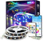 phopollo RGB Smart LED Strip Lights, 32.8ft (2 Rolls of 16.4ft) LED Lights for Bedroom, APP Control, Multiple Colors on One Line, Color Changing Strip Lighting Music Sync, USB Powered