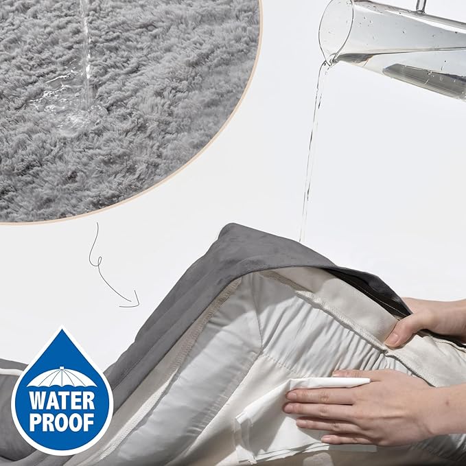 Comfort Expression Small Dog Beds Waterproof Orthopedic Foam Dog Sofa Beds for Small Dogs Comfy Pet Bed with Washable Removable Cover & Non-Slip Bottom(X-Small,Grey)-Mewly Pet