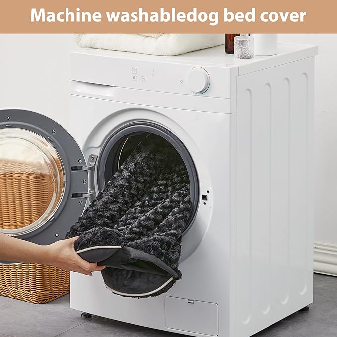 WNPETHOME Dog Beds for Large Sized Dogs, Washable Orthopedic Dog Couch Sofa Bed with Waterproof Lining & Non-Skid Bottom for Pet Sleeping-Mewly Pet