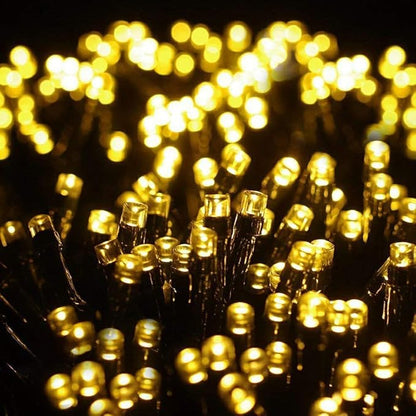 Quntis 164ft 2000 LED Cluster Christmas Lights - Dark Green Wire Cluster Christmas Tree Lights - 8 Modes Outdoor Waterproof Strands Christmas String Lights for Holiday Wedding Party Decor, Warm White