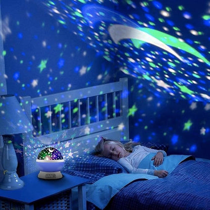 Star Projector, Night Light Lamp Fun Birthday Gifts for 1-4-6-14 Year Old Girls and Boys Kids Bedroom Decor -Blue