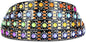 SEZO WS2812B LED Strip Light 3.3FT 100LEDs DC5V Individual Addressable LED Strip SMD5050 RGB 100Pixel Dream Color Programmable LED Light Strip Flexible IP30 Non-Waterproof Black PCB