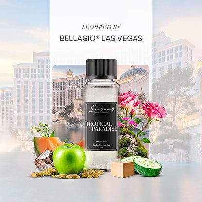 Scentiment Diffuser Oil - Tropical Paradise | Aromatherapy Fragrance Inspired by 5-Star Hotels | Luxurious Scent with Notes of Grapefruit, Green Apple, Musk (20 mL)