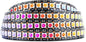 SEZO WS2812B LED Strip Light 3.3FT/1M 144LEDs/m Individually Addressable Programmable 5050SMD Digital RGB Alloy Wires Flexible Dream Color IP30 Non-Waterproof PCB Black DC5V