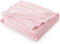 Bedsure GentleSoft Pink Fleece Throw Blanket for Couch - 300GSM Cozy Soft Blankets for Women, Cute Small Fleece Throws for Girls, Pink Home Decor Gifts, 50x60 Inches