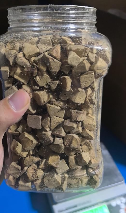 Just Try 8.71 oz Freeze-Dried Chicken Liver Treats for Dogs - Natural, Protein-Packed Dog Training Snacks - Grain-Free, Iron & Vitamin A Rich-Mewly Pet