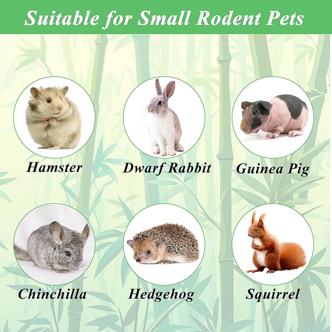 1000g/2.2lb Sweet Bamboo Sticks for Rabbits, Guinea Pig Chew Toys Bunny Toys for Rabbits Indoor, Teething Toy for Small Animals Rabbits, Hamsters, Chinchillas, Guinea Pigs-Mewly Pet