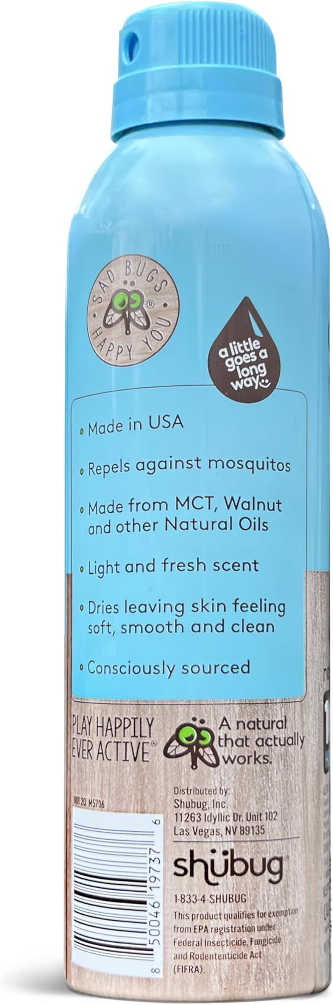 [2 Count] - Mosquito Repellent Spray - Plant Based Active Insect Protection, DEET-Free, Long-Lasting 10-12 Hour Protection - 6oz-Mewly Pet