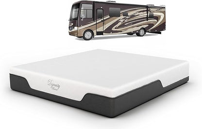 DynastyMattress RV Queen Mattress 10-Inch CoolBreeze Medium-FirmGel Memory-Foam Mattress for RV Bed, Camper, Pop Up and Trailer