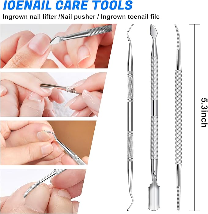 Toenail Clippers for Seniors Ingrown Thick Toenails, 2025 Angled Head Toe Nail Clippers with Catcher, Heavy Duty 45° Slanted Toenail Clippers, 37mm Wide Opening Nail Cutter with Long Handle, 6PCS-Mewly Pet