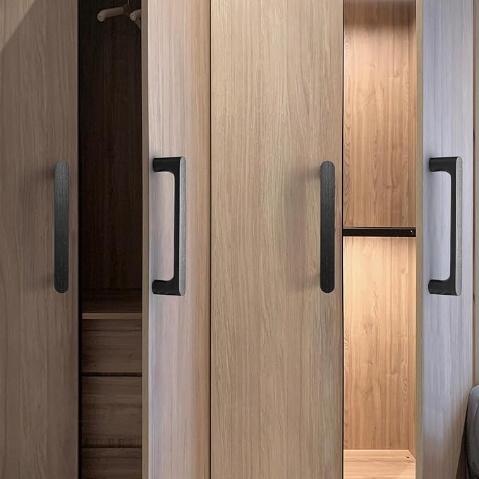 Walnut Round 7-1/2in 2 pcs Wooden Drawer Pulls Handle pulls for cabinets Kitchen Cabinet Drawer pulls Cabinet Door Pull