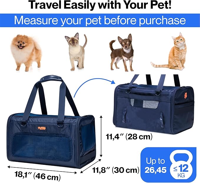 Dog Sling Carrier for Small Dogs – Pet Shoulder Bag with Safety Strap, Breathable Dog Pouch Carrier for Puppies and Cats – Soft Hands-Free Dog Carrier for Travel, Hiking, Shopping-Mewly Pet