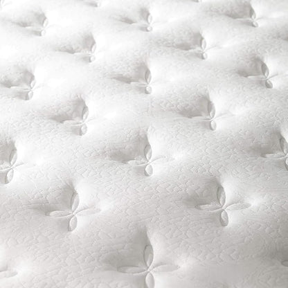 Modway Jenna 8” Innerspring and Memory Foam King Mattress With Individually Encased Coils