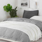 BOURINA Off White Throw Blanket 50 x90 Inches Throw Textured Solid Soft Sofa Throw Bed Runner Couch Cover Knitted Decorative Blanket Bed Runner