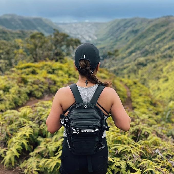 WOLFpak 9L Backpack Mini (Alpha Black)-Mewly Pet