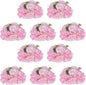 NUPTIO Flower Balls Flowers for Centerpieces: 10 Pcs 11.8 inch Diam Pink Artificial Rose Fake Flower Arrangement Bouquet for Wedding Party Tables Decorations