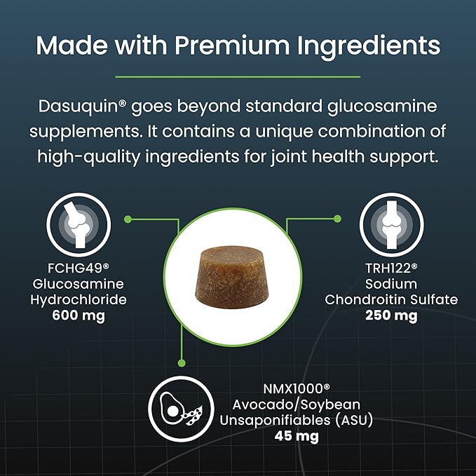 Nutramax Dasuquin for Small to Medium Dogs, Joint Health Supplement, Contains Glucosamine for Dogs, Plus Chondroitin, ASU and More, Supports Healthy Joints, Soft Chews, 84 Count-Mewly Pet