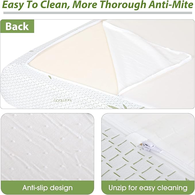 BestMassage | 6 Inch Queen Mattress | Gel Memory Foam | Medium Firm Feel | White | Bed in a Box, CertiPUR-US Certified | Pressure Relief, Cooling Ventilated Foam | Breathable Knit Cover