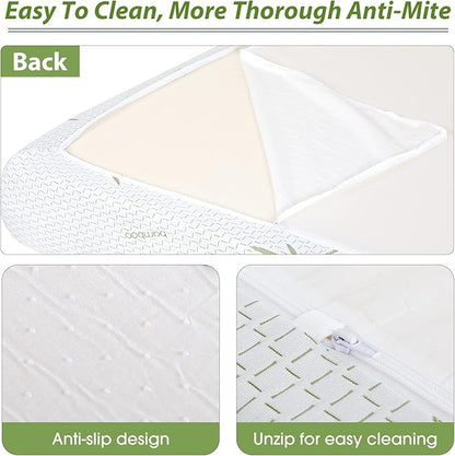 BestMassage | 6 Inch King Mattress | Gel Memory Foam | Medium Firm Feel | White | Bed in a Box, CertiPUR-US Certified | Pressure Relief, Cooling Ventilated Foam | Breathable Knit Cover