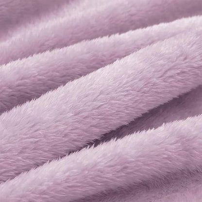 Exclusivo Mezcla Plush Fuzzy Fleece Throw Blanket, Super Soft, Fluffy and Warm Blankets for Couch, Bed, All Season Use (40x50 Inches, Light Purple)