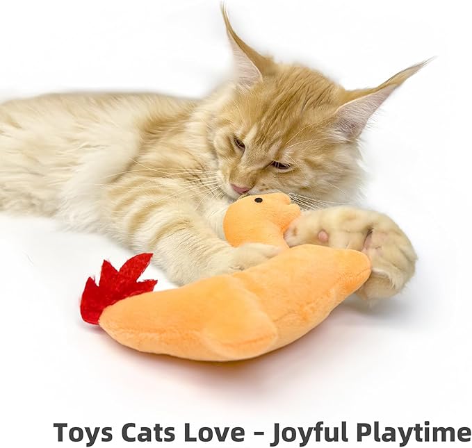 Catnip Toys 3 Pack – Plush Catnip Toy with Gall Fruit & Silvervine Stick with Feathers, Interactive Chew & Kick Toys for Indoor Cats, Relieve Stress & Encourage Exercise-Mewly Pet