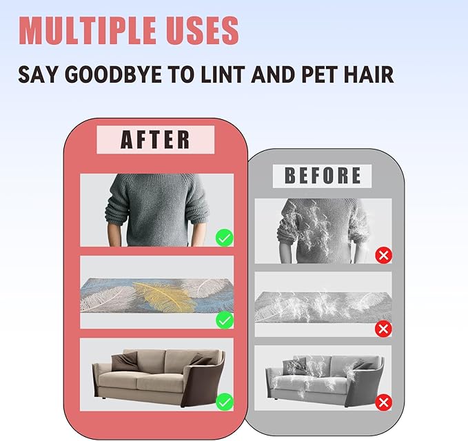 Pet Hair Removal Glove for Furniture, Carpet, Clothes and Car Seats, Electrostatic Cat & Dog Hair Removal Tool, Eco-Friendly Reusable Pet Hair Remover Glove with Silvervine Sticks (2 Gloves & 1 Stick)-Mewly Pet