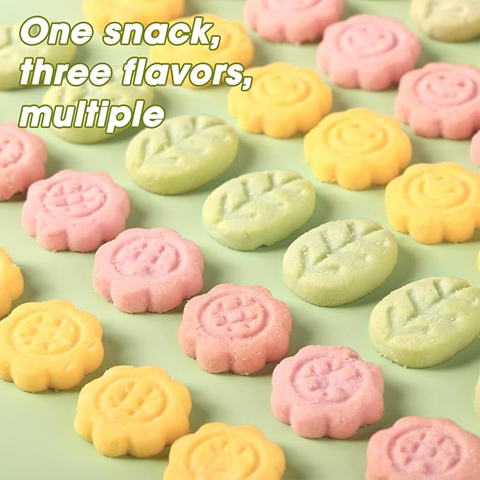 Abizoo 3 Vegetable Chews Treats: Grain Free Natural Snacks with Beet, Carrot, Spinach for Hamsters, Rabbits, Guinea Pigs & Gerbils Crunchy for Digestive Support & Dental Health 1.76oz/50g-Mewly Pet