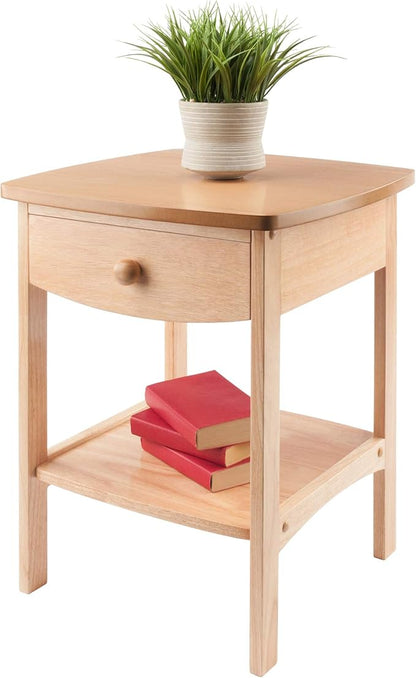 Winsome 82218 Wood Claire Accent Table, Natural 18 inches