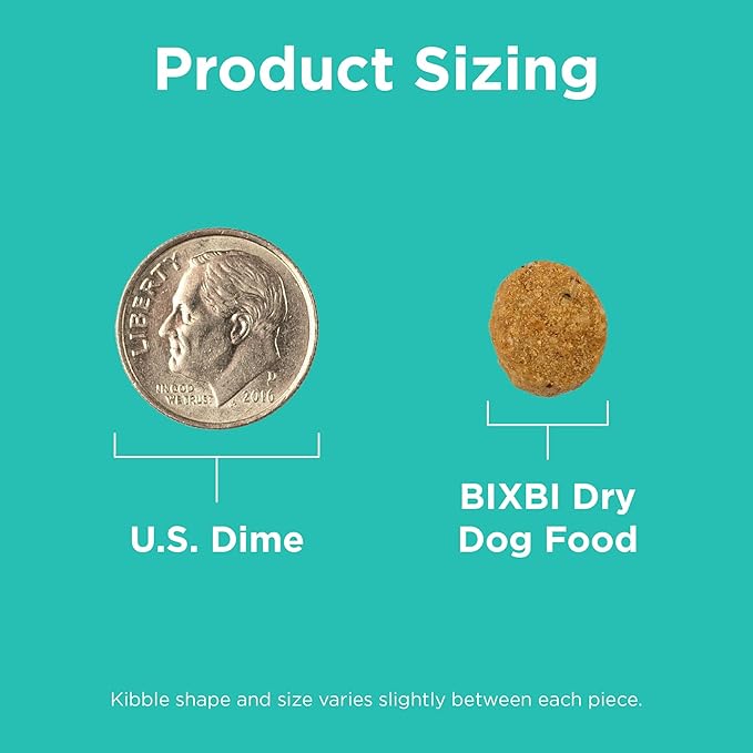 BIXBI Rawbble Dry Dog Food, Duck, 4 lbs - USA Made with Fresh Meat - No Meat Meal & No Corn, Soy or Wheat - Freeze Dried Raw Coated Dog Food - Minimally Processed for Superior Digestibility-Mewly Pet