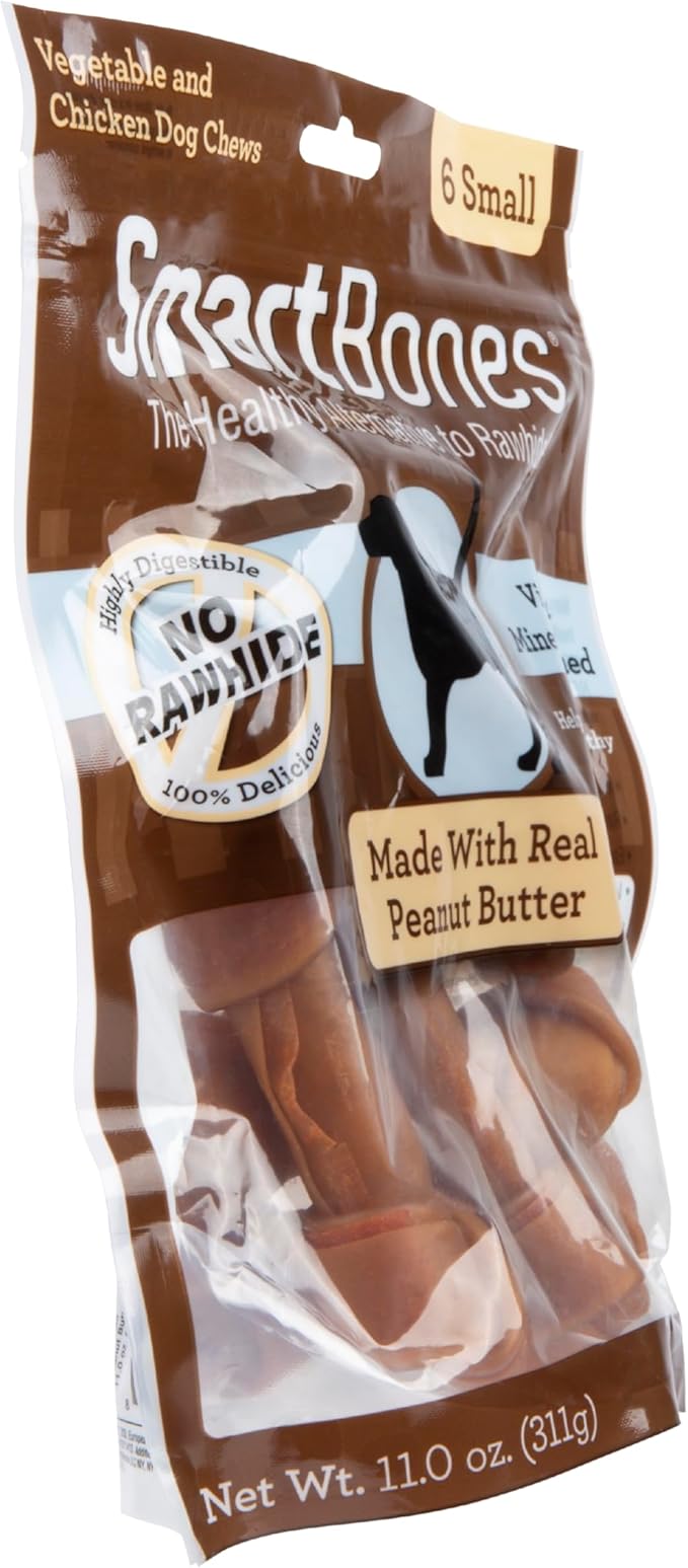 SmartBones Small Chews, Treat Your Dog to a Rawhide-Free Chew Made with Real Meat and Vegetables-Mewly Pet
