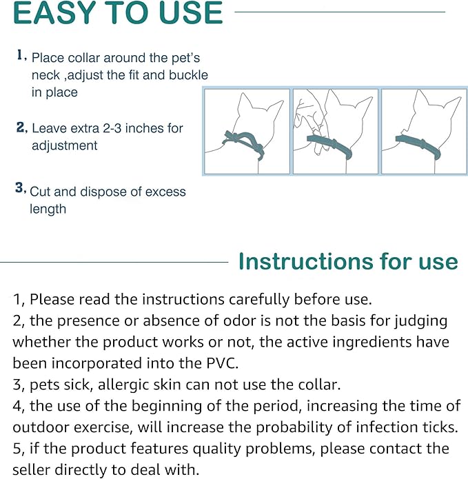 Flea and Tick Collar for Cats - Offers 12-Month Protection, Crafted with Premium Plant Oils, Waterproof, Natural, Safe for Kittens, Includes Free Comb and Tweezers, 13.8 in (2 Packs)-Mewly Pet