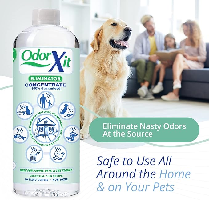 Concentrated Pet Urine Odor Eliminator, Ideal for Cat, Dog Poo and Urine Smell, Versatile & Natural Odor Neutralizer for Home and Outdoor Use, Deodorizer & Absorber, Concentrate, 16oz-Mewly Pet