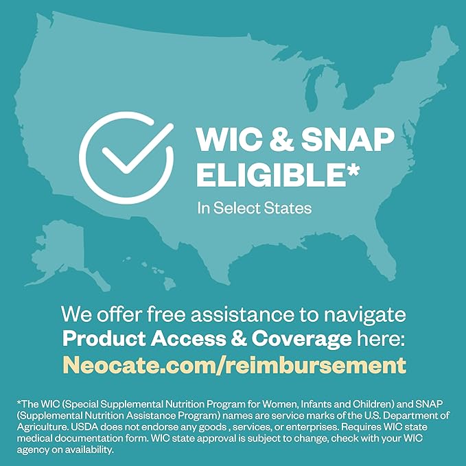 Pepticate Baby Formula, Hypoallergenic Powdered Infant Formula for Cow Milk Allergy, with Omega 3 DHA, ARA, Iron & Prebiotics, 13.2oz-Mewly Pet