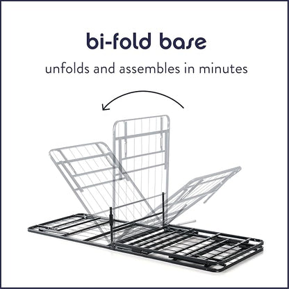 Best Price Mattress New Innovated Box Spring Metal Bed Frame, Full 14 inch
