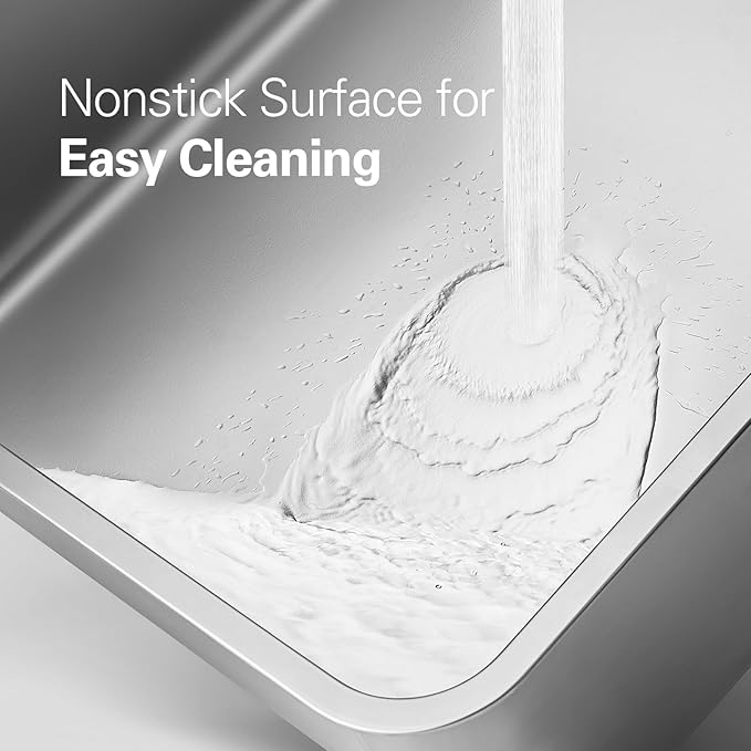 Zarler XXL Stainless Steel Litter Box, Extra Large Cat Litter Boxes 27.8" L x 20" W x 12.9" H, Jumbo Metal Litter Box with Lid for Multiple Cats, High Sided, Non-Sticky, Anti-Urine Leakage (Black)-Mewly Pet